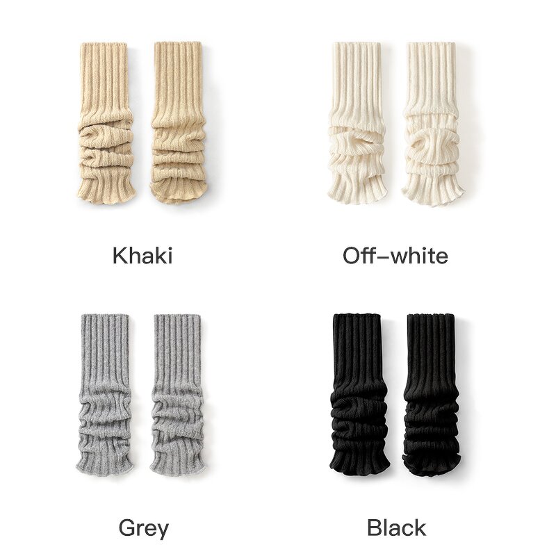 Leg Warmers Supplier - OEM Long Knit Loose Ribbed Slouch Socks
