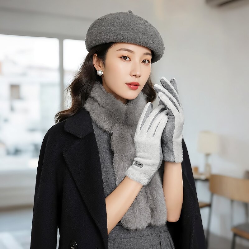 Knitted Gloves Manufacturer - OEM Women Fashion Cycling Driving Gloves