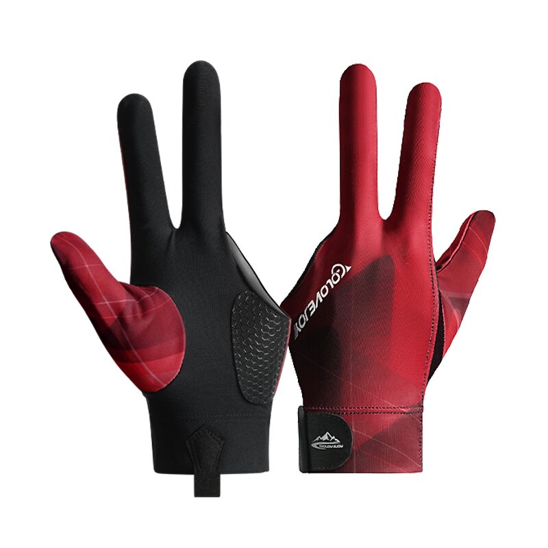 Snooker Gloves Supplier - OEM Professional 3 Finger Non-slip Billiard