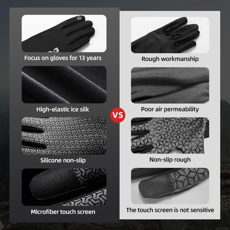 Motorcycle Gloves Manufacturer - OEM Custom Winter Warm Touch Screen