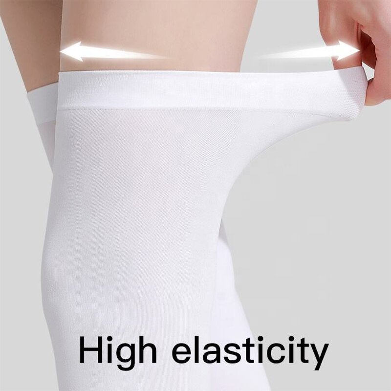 Hosiery Manufacturer - OEM Women Black White Long Thigh Stockings