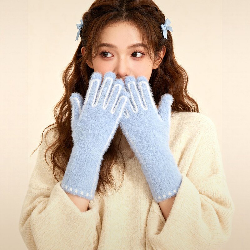 Warm Gloves Factory - OEM Women Winter Fashion Touchscreen Gloves