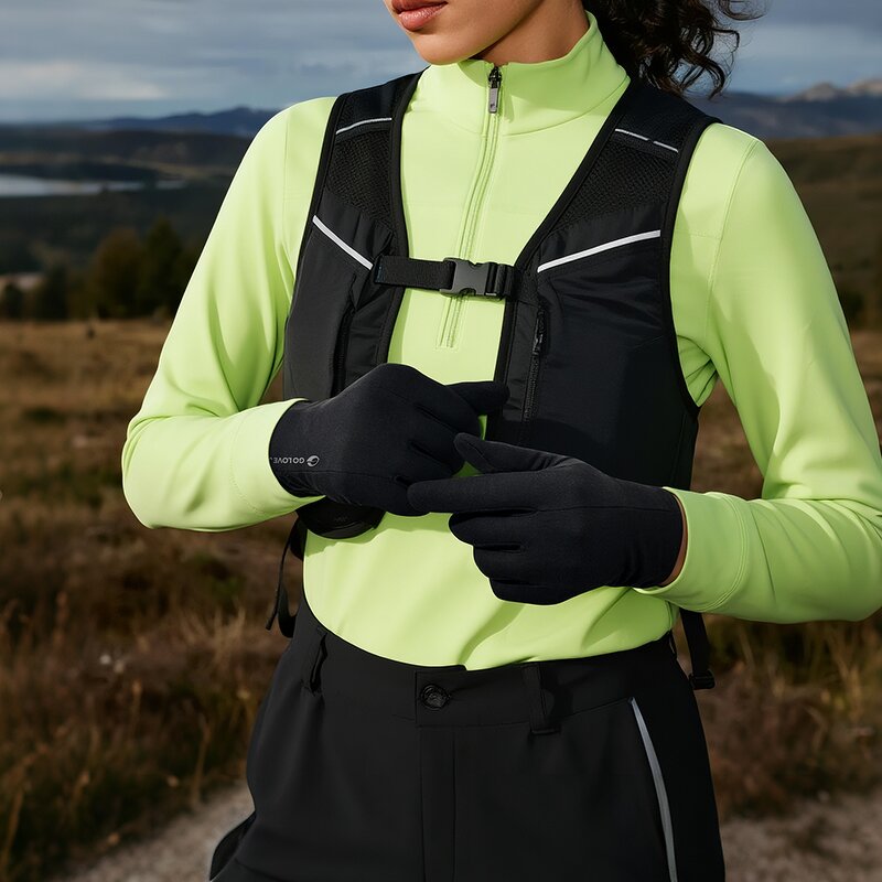 Racing Gloves Supplier - OEM Black Winter Warm Motorcycle Gloves