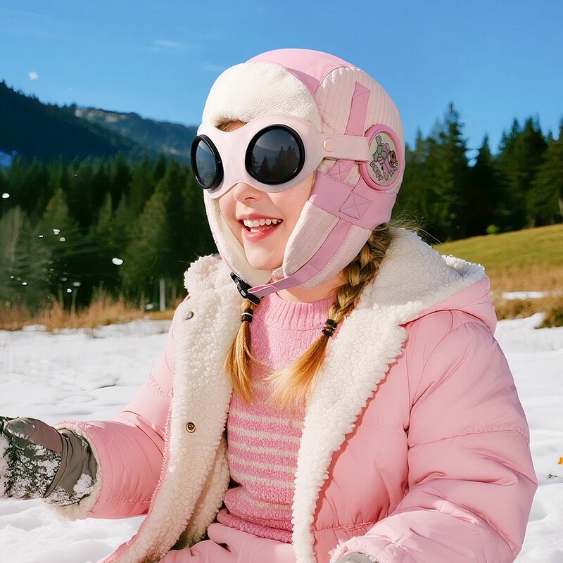 Ski Cap Manufacturer - OEM Children Fleece Windproof Balaclava