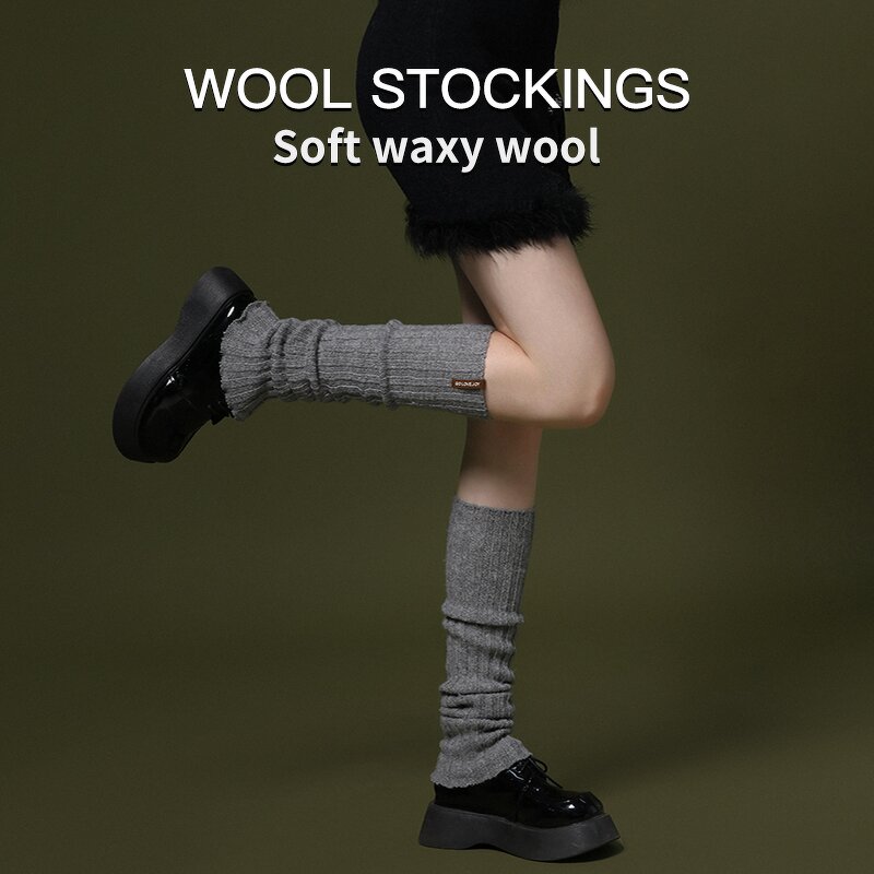 Leg Warmers Supplier - OEM Long Knit Loose Ribbed Slouch Socks