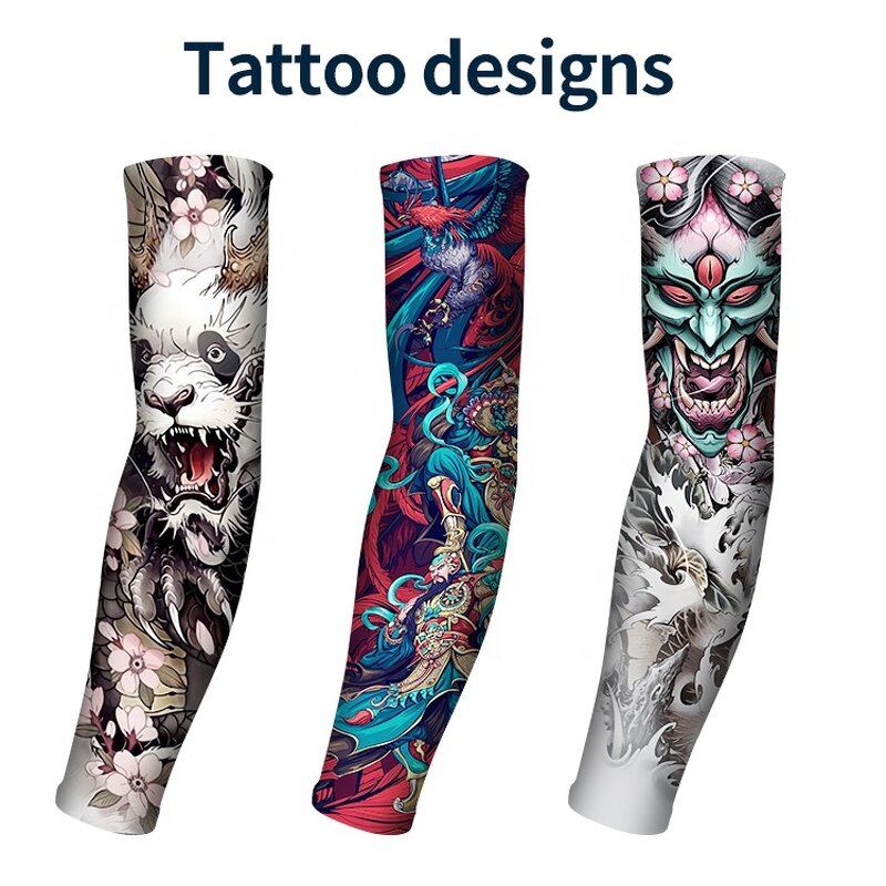 Tattoo Sleeve Supplier - OEM Summer Ice Silk Breathable Fast Dry