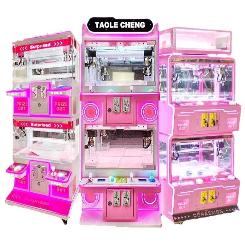 Claw Machine Manufacturer - Custom-Made Compact LED Colorful Design
