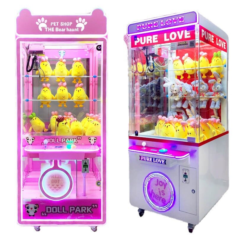 Claw Crane Machine Factory - Wholesale Plush Mini Toys Coin Acceptor