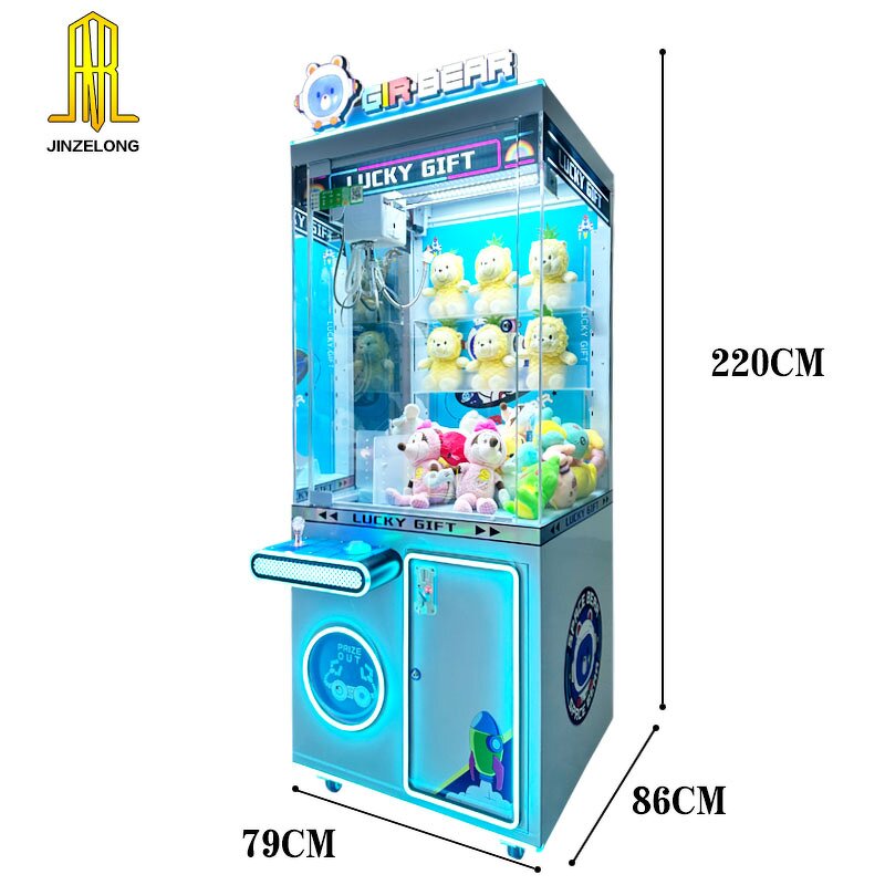 Claw Machine Factory - Fully Transparent Teddy Bear Plush Toy
