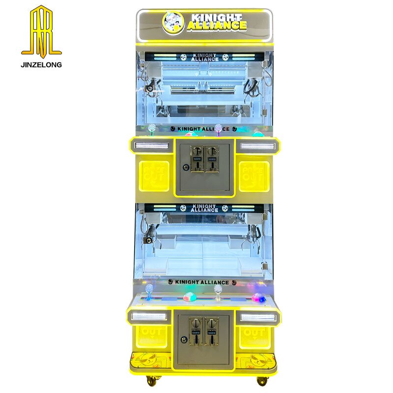 Doll Claw Machine Factory - 4-Player Transparent Glass Color-Changing