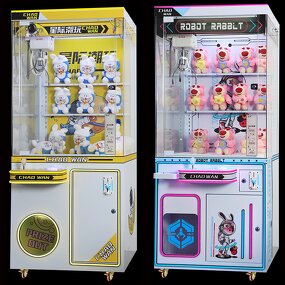 Claw Machine Manufacturer - Custom Steel Frame 12 Volt Transparent Prize
