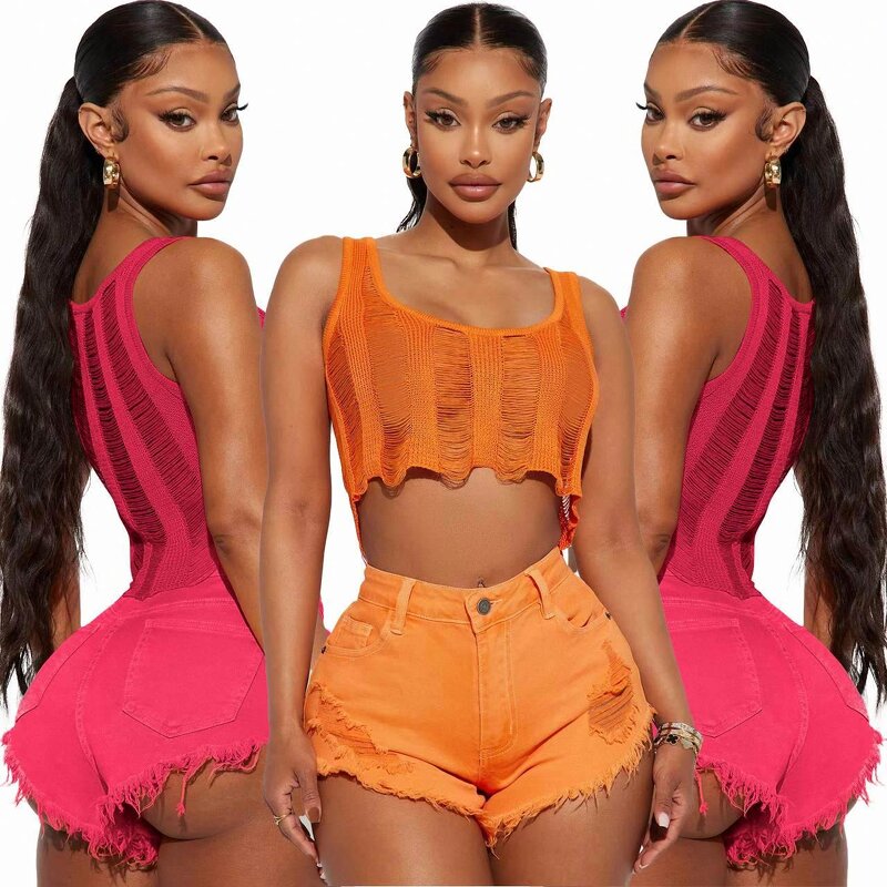 Denim Shorts Manufacturer - OEM Summer Jean Shorts for Women