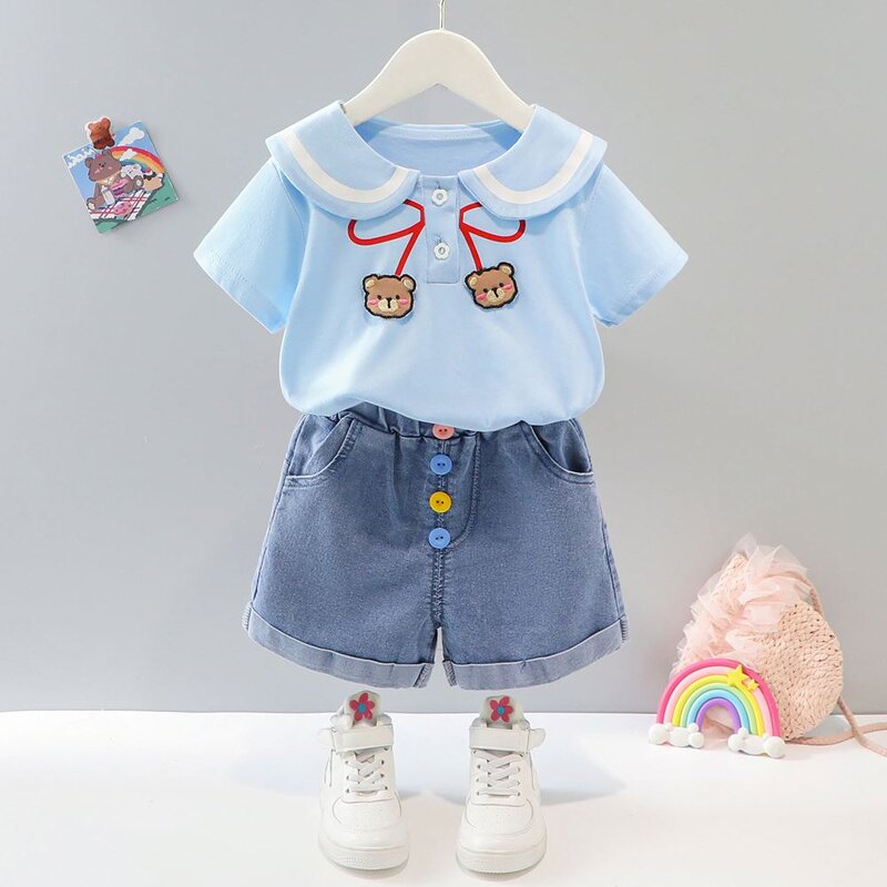 Kids Clothing Factory - OEM Wholesale Cotton T-Shirt Shorts Set