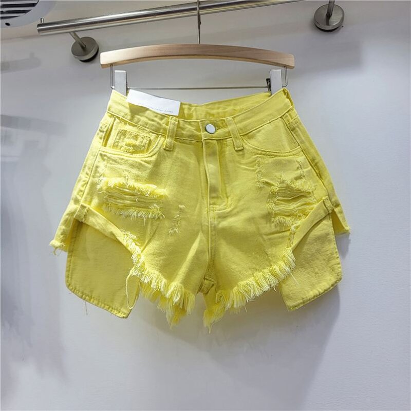 Distressed Shorts Manufacturer - OEM Cotton Ripped Straight Streetwear