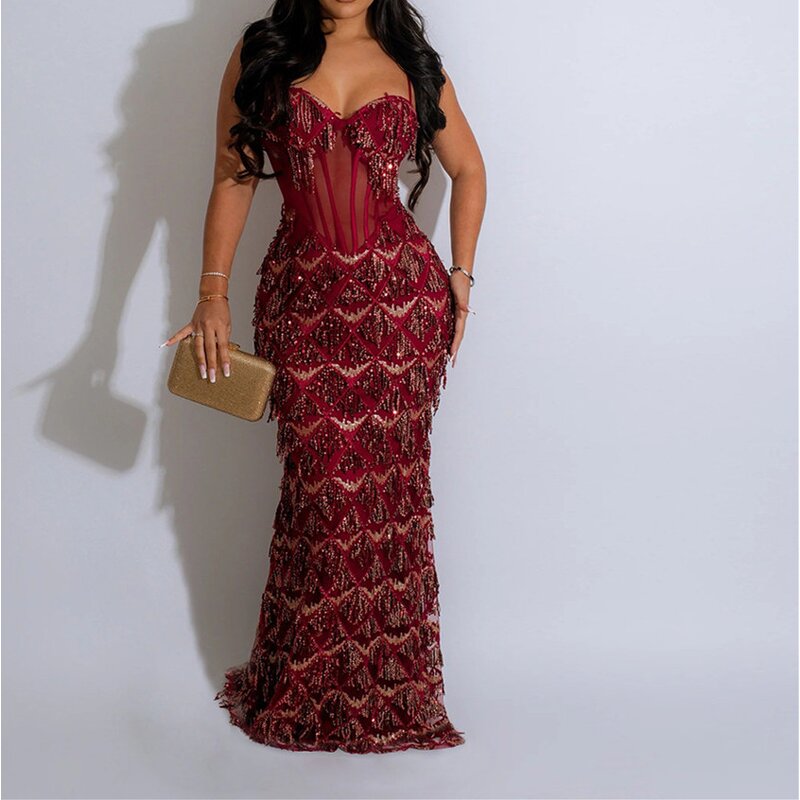 Tube Top Dress Factory - OEM Summer Sexy Backless High Slit Dress