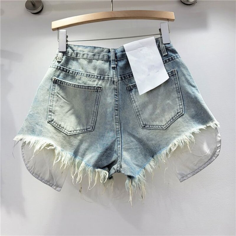 Distressed Shorts Manufacturer - OEM Cotton Ripped Straight Streetwear