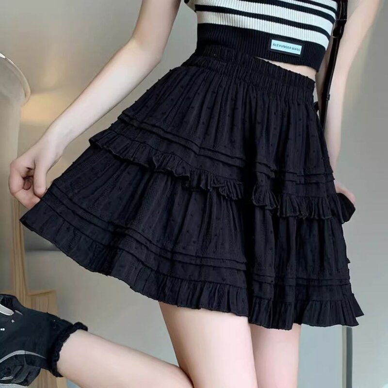 Satin Skirt Factory - OEM Elegant Short High Waist Silk Skirt