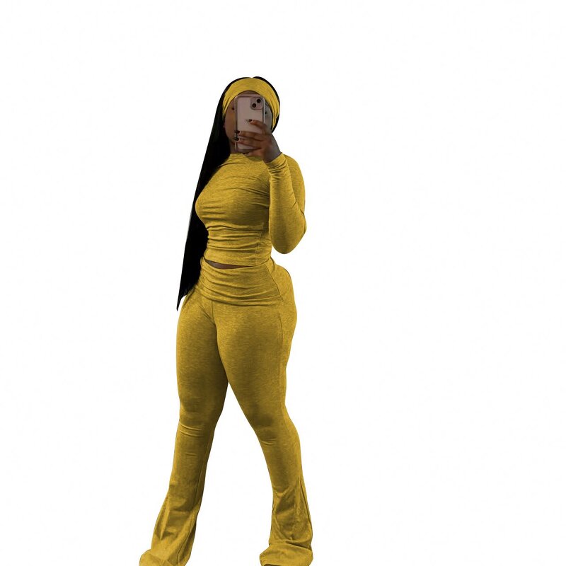 Sportswear Set Factory - OEM Long Sleeve High Waist 2025 Fall Set