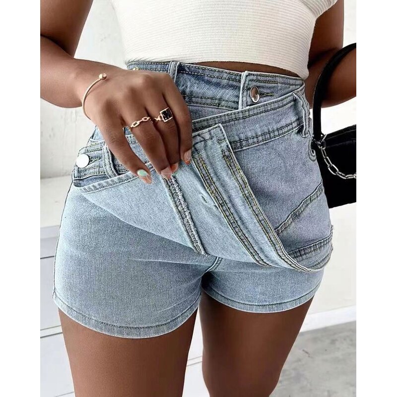 Denim Skirts Factory - OEM Street Trendy Wide Feet Pants Skirt