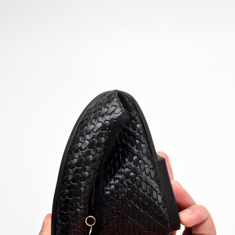 Ballet Shoes Factory - OEM Solid Color Flat Casual Black Shoes