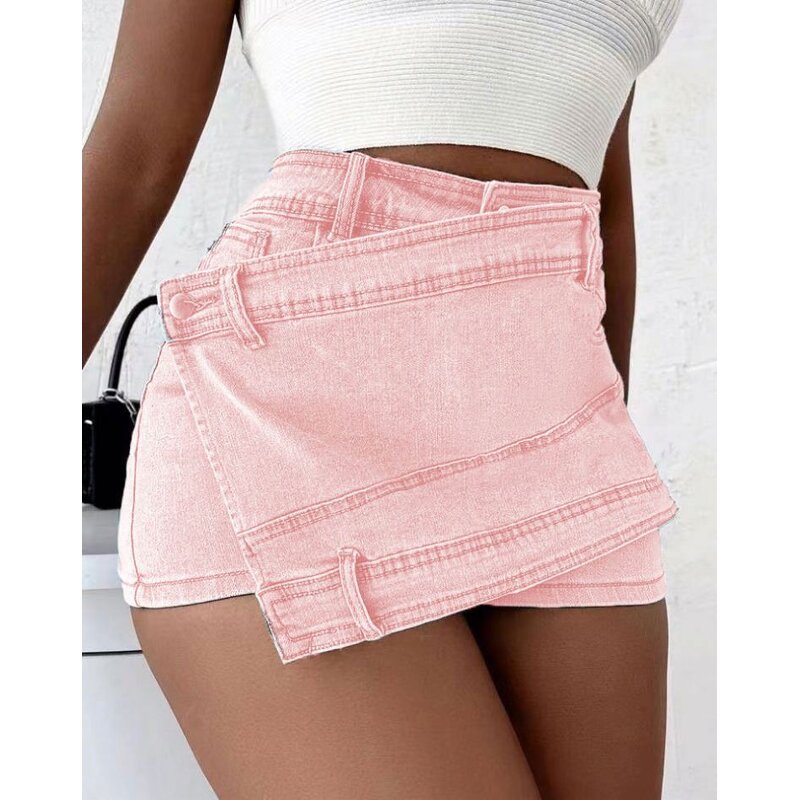 Denim Skirt Supplier - OEM Sexy Dynamic Casual A-line Skirt