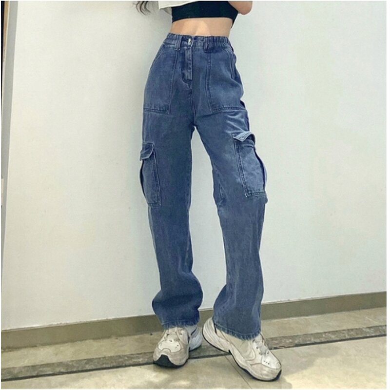 Women's Jeans Supplier - OEM Casual Distressed Denim Trousers