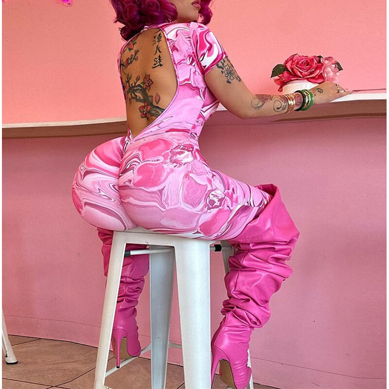 Rompers Supplier - OEM Stretch Black Mesh One Piece Playsuits