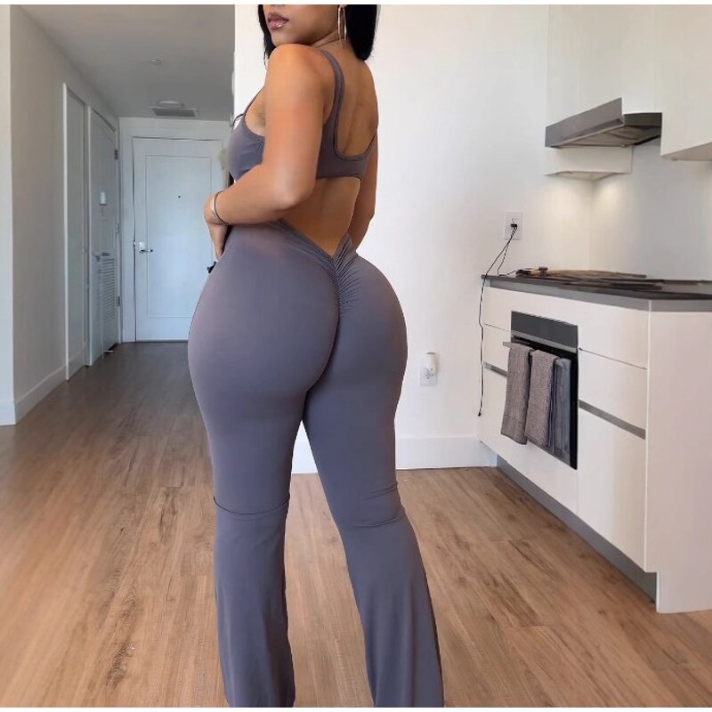 Jumpsuits Supplier - OEM One Piece Hollow Out Bodycon Jumpsuits