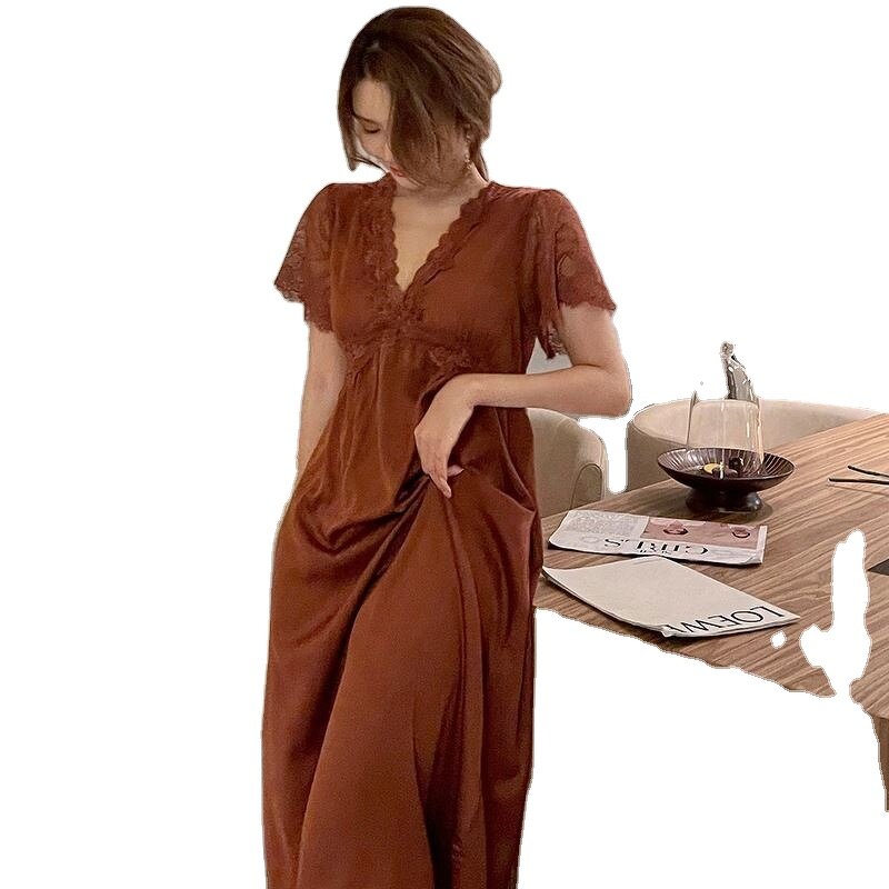 Camisole Pajamas Supplier - OEM Heart Print Lace Women's Sleepwear