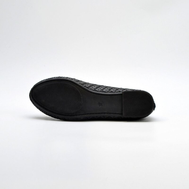 Ballet Shoes Factory - OEM Solid Color Flat Casual Black Shoes