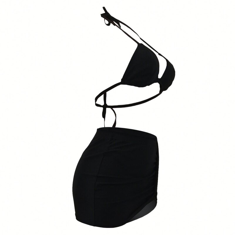 Swimwear Set Manufacturer - OEM Retro Textured 2 Piece Beachwear Set