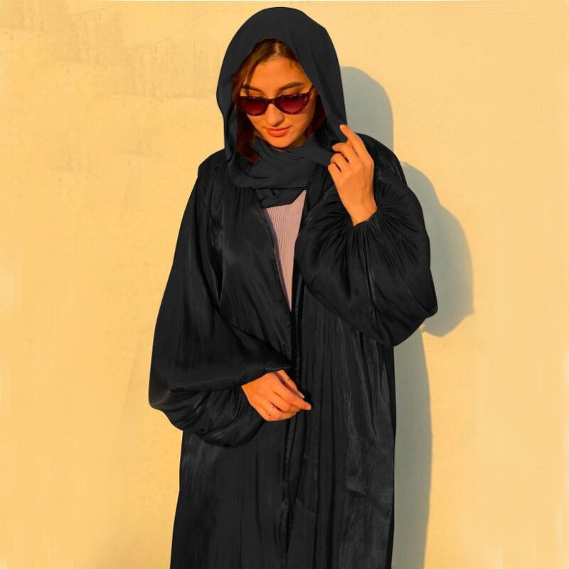 Muslim Dress Factory - OEM Dubai Black Luxury Turkish Abaya