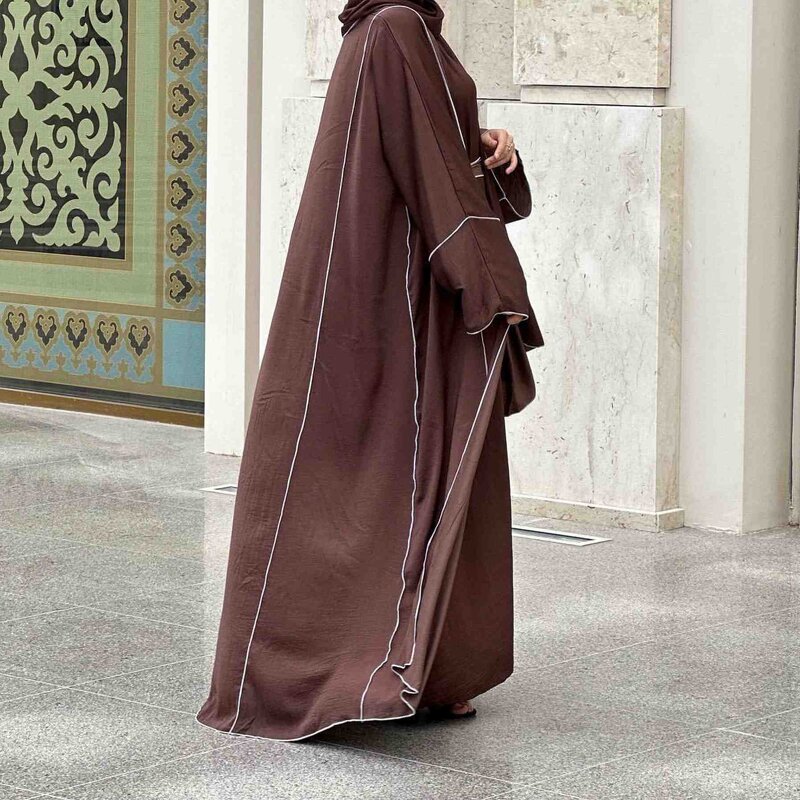 Islamic Clothing Manufacturer - OEM Eid Dubai Crepe Two Piece Set
