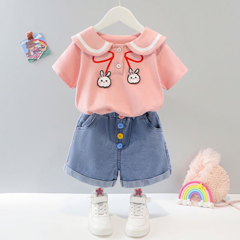 Kids Clothing Factory - OEM Wholesale Cotton T-Shirt Shorts Set