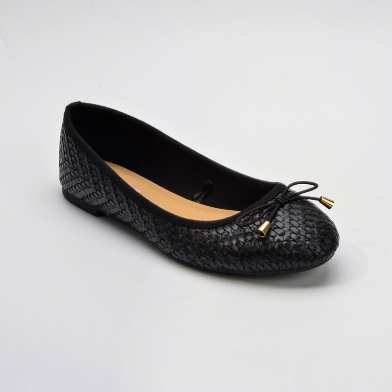 Ballet Shoes Factory - OEM Solid Color Flat Casual Black Shoes