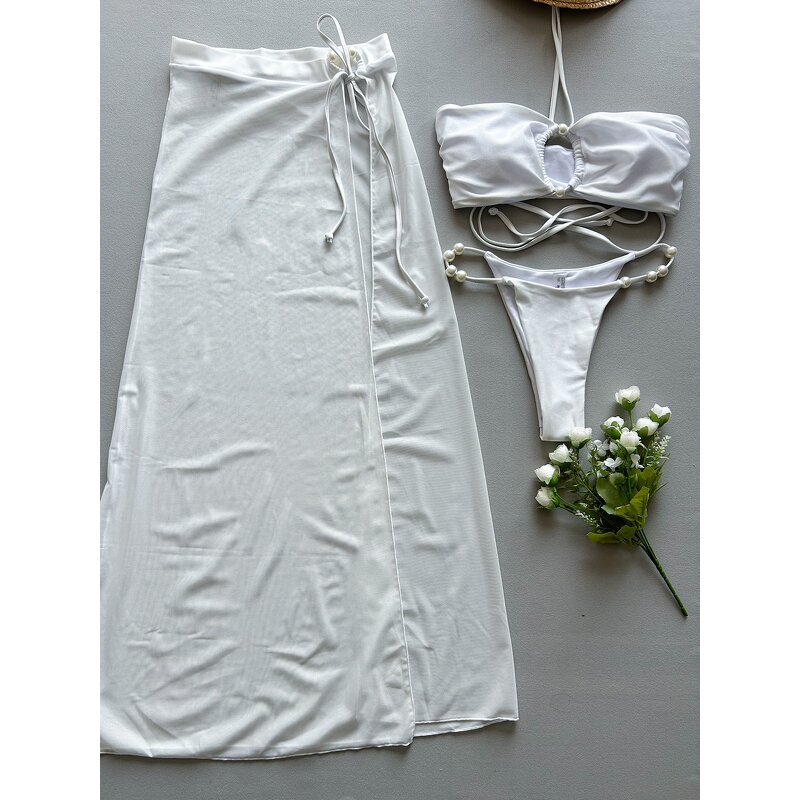 Cover up Robe Manufacturer - OEM Tassel Wrap Scarf Skirt Swimwear