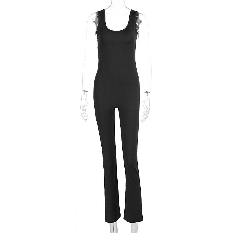 Jumpsuits Supplier - OEM One Piece Hollow Out Bodycon Jumpsuits