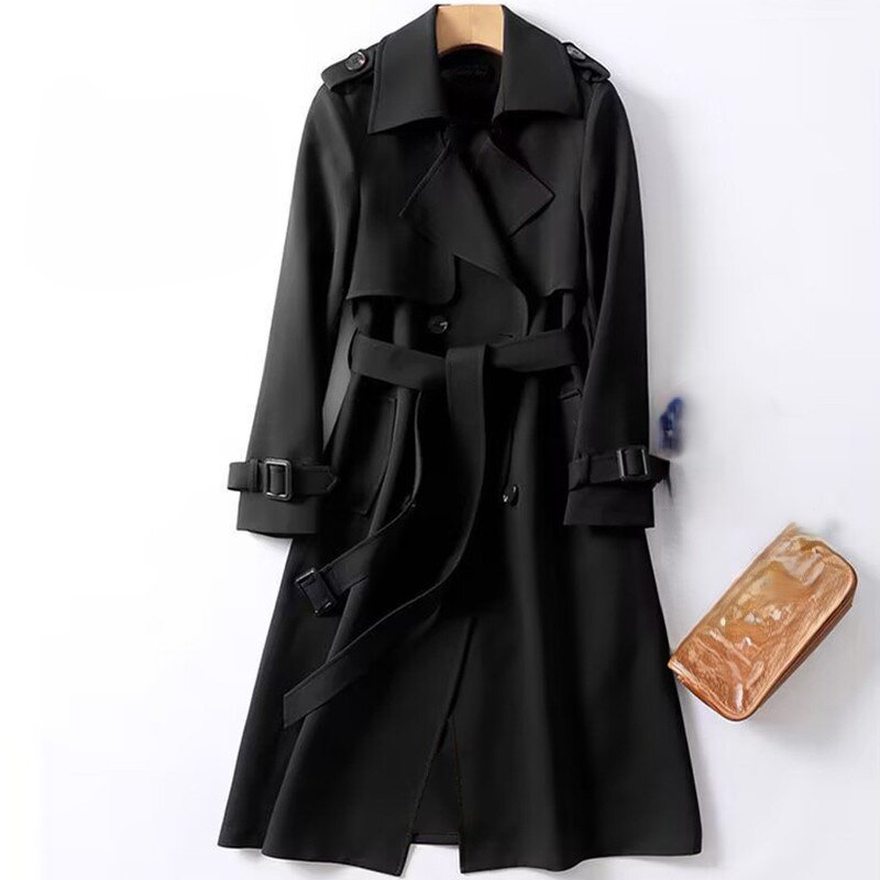 Windbreaker Manufacturer - OEM Korean Style Mid-Length Over-the-Knee Coat