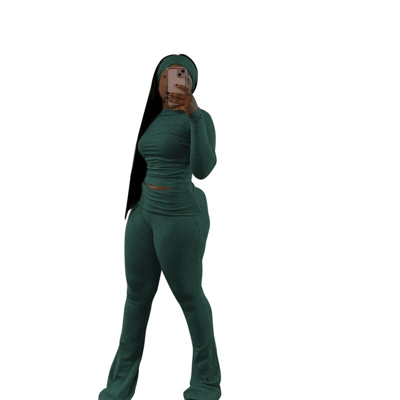 Sportswear Set Factory - OEM Long Sleeve High Waist 2025 Fall Set