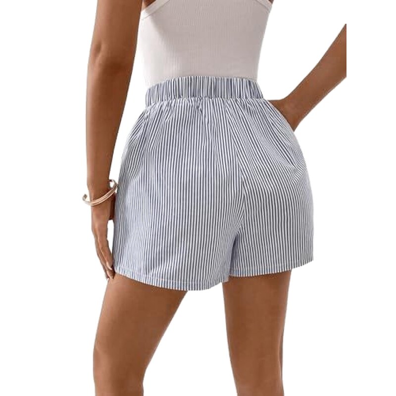 Women Shorts Factory - OEM Summer High Waisted Loose Casual Shorts