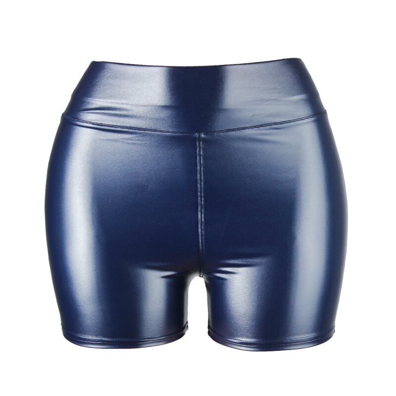 PU Leather Shorts Supplier - OEM Women's High Waist Sexy Hot Pants