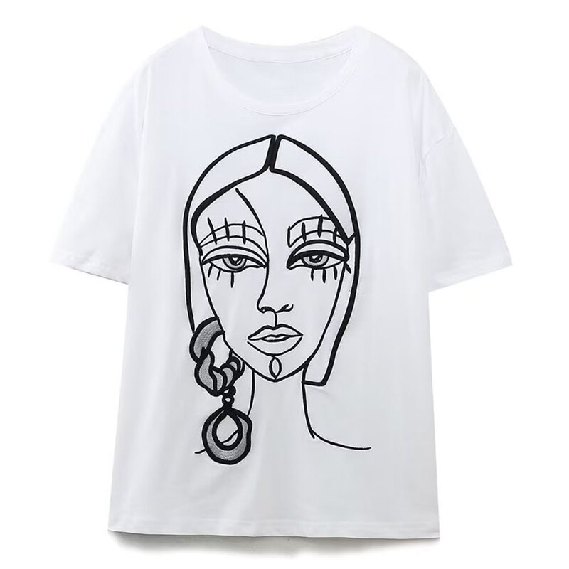 Cardigan T-shirt Supplier - OEM Print Mesh Lace Casual T-shirt