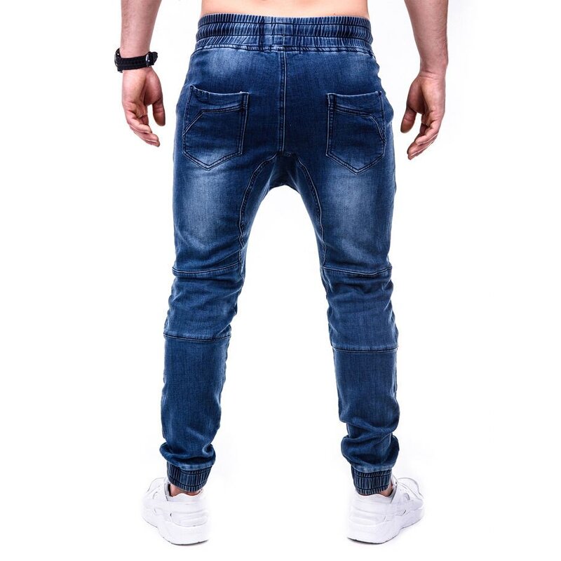 Men's Jeans Factory - OEM Stretch Knee Breaks Zipper Calf Pants