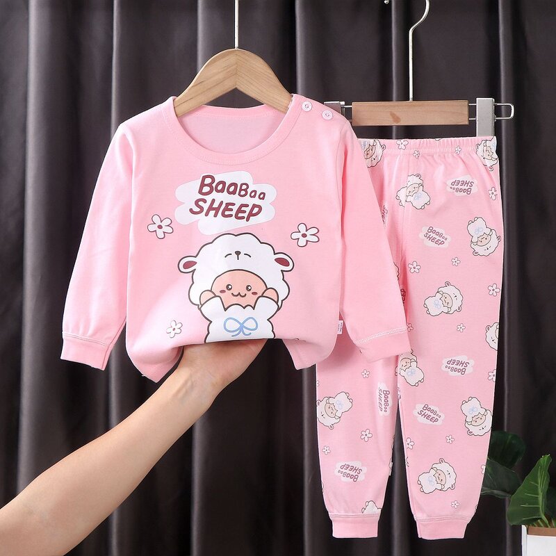 Kids Clothing Set Manufacturer - OEM Solid Tops Denim Trousers 3Pcs Set