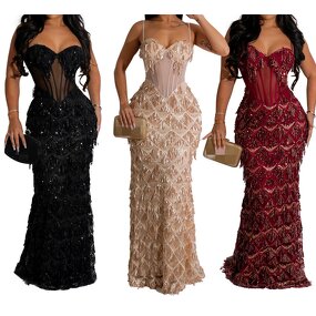 Tube Top Dress Factory - OEM Summer Sexy Backless High Slit Dress