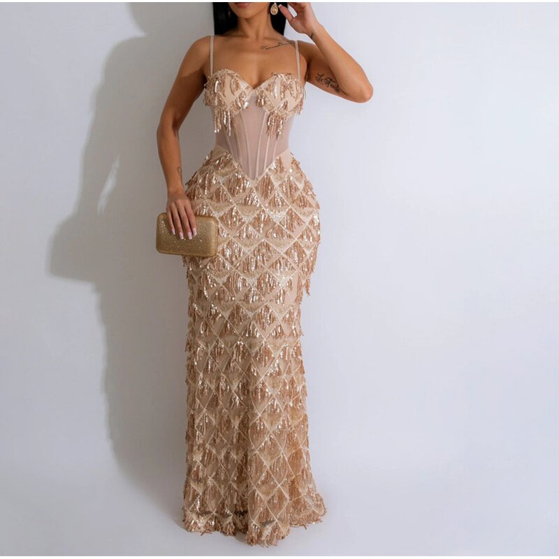 Tube Top Dress Factory - OEM Summer Sexy Backless High Slit Dress