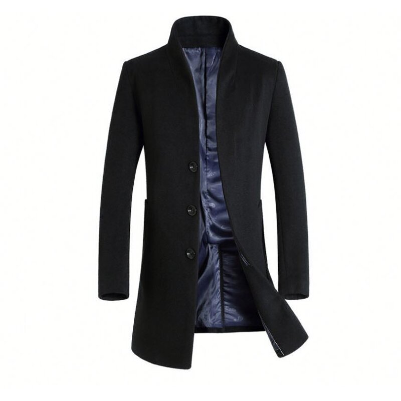 Men Jackets Factory - OEM Autumn Stand Collar Youth Casual Jacket