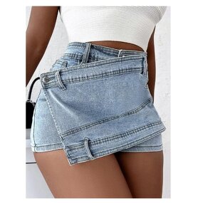 Denim Skirt Supplier - OEM Sexy Dynamic Casual A-line Skirt
