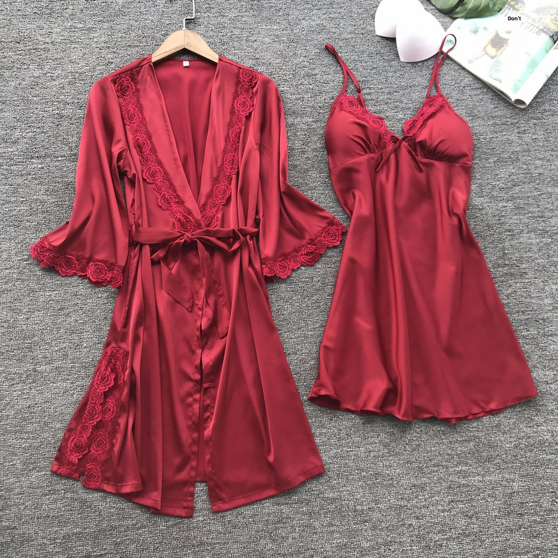 Sexy Pajamas Manufacturer - OEM 2025 Lace Nightgown Robes