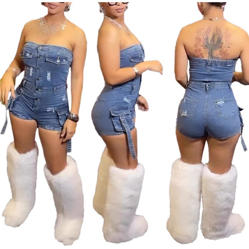 Sports Jumpsuit Factory - OEM Spring Solid Color Halter Backless